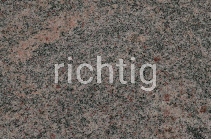 Granitplatte mit Schrift